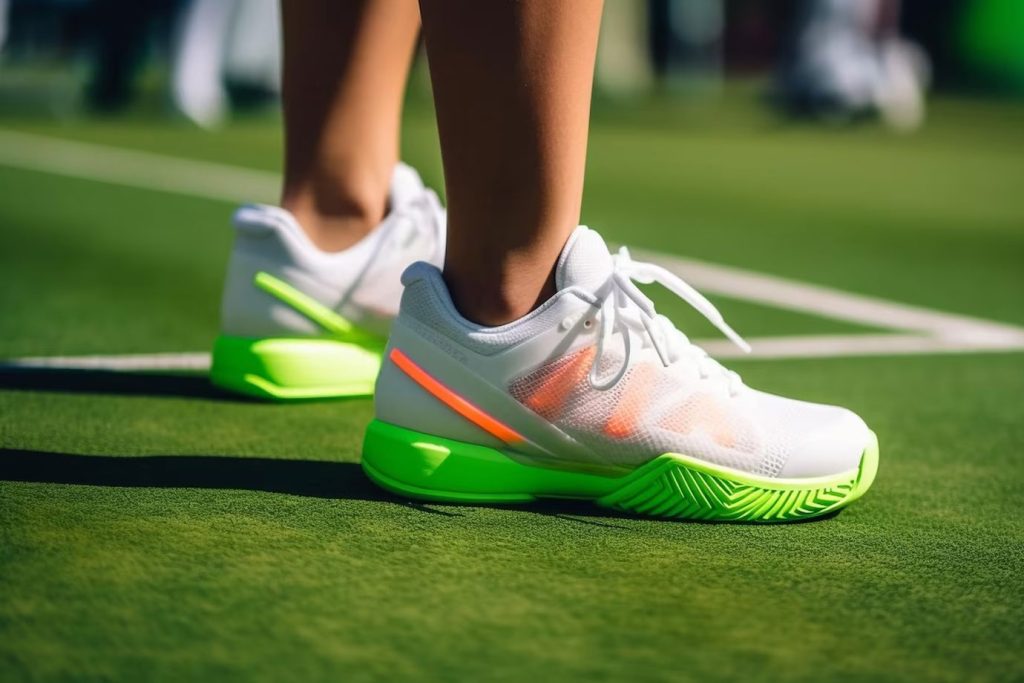 Leather for sporting articles