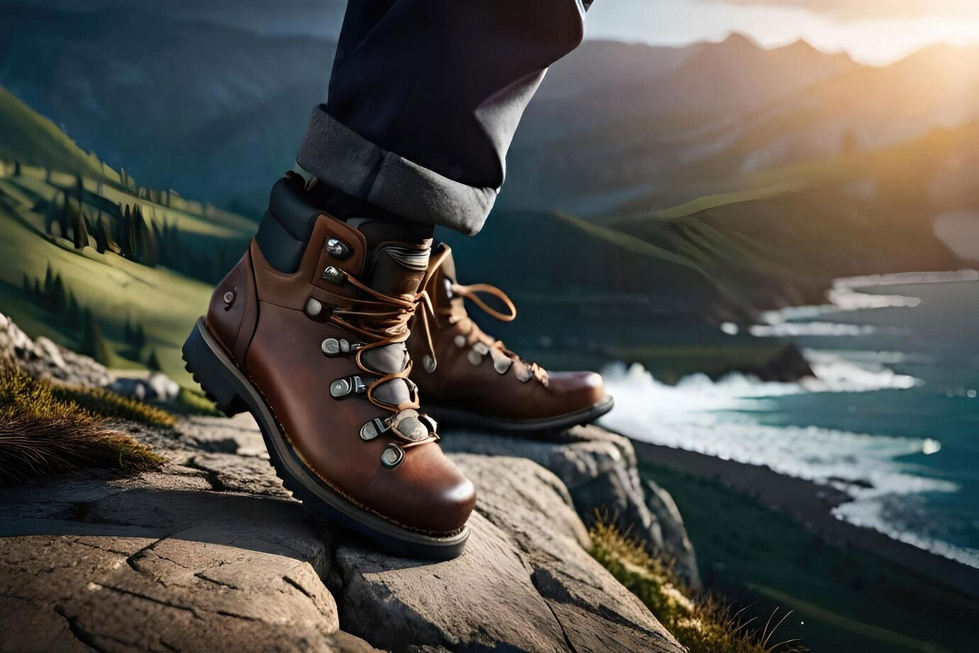 Leather for Trekking and Casual articles